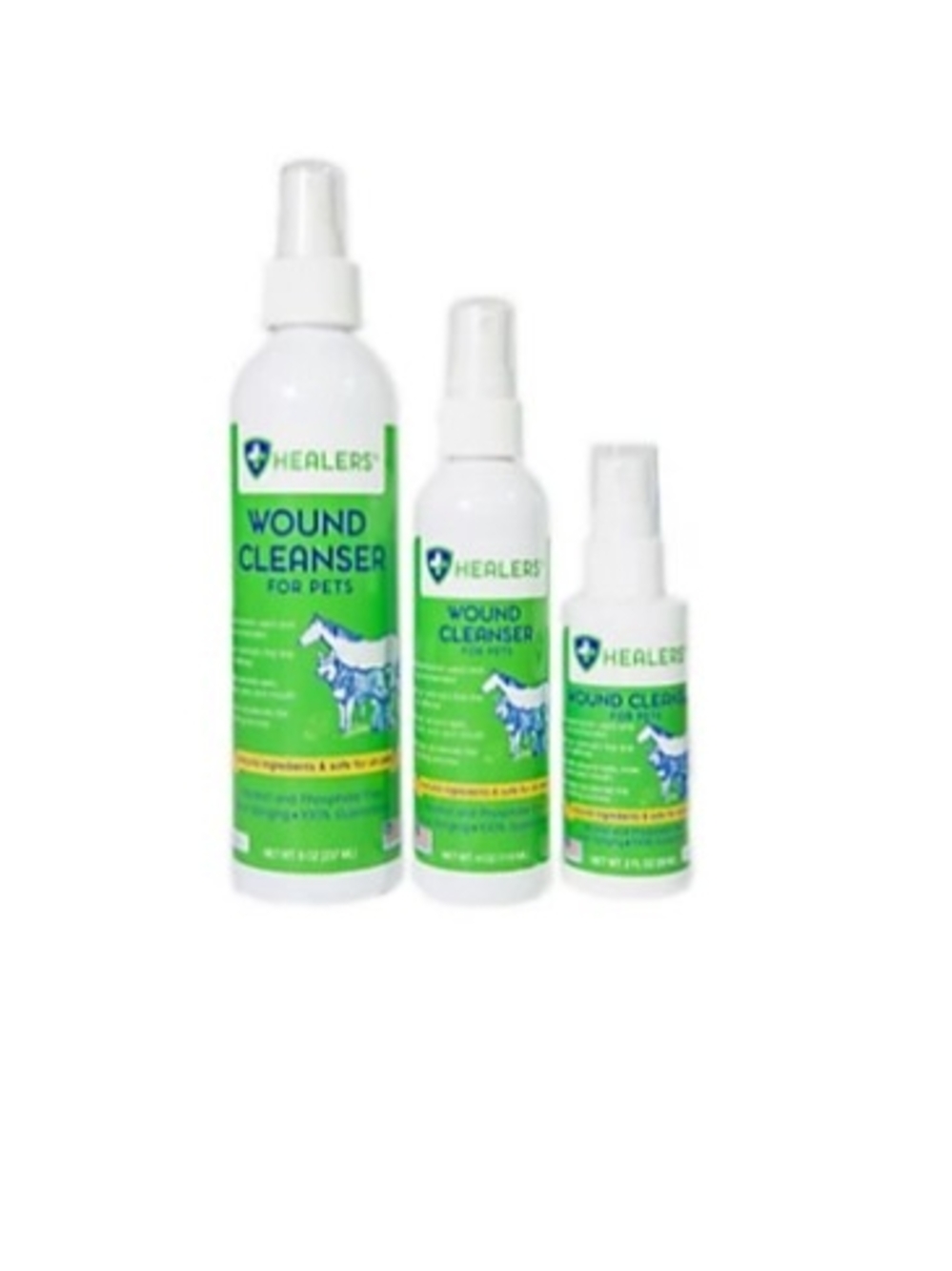 Healers Natural Wound Cleanse & Skin Rejuvenation For Pets